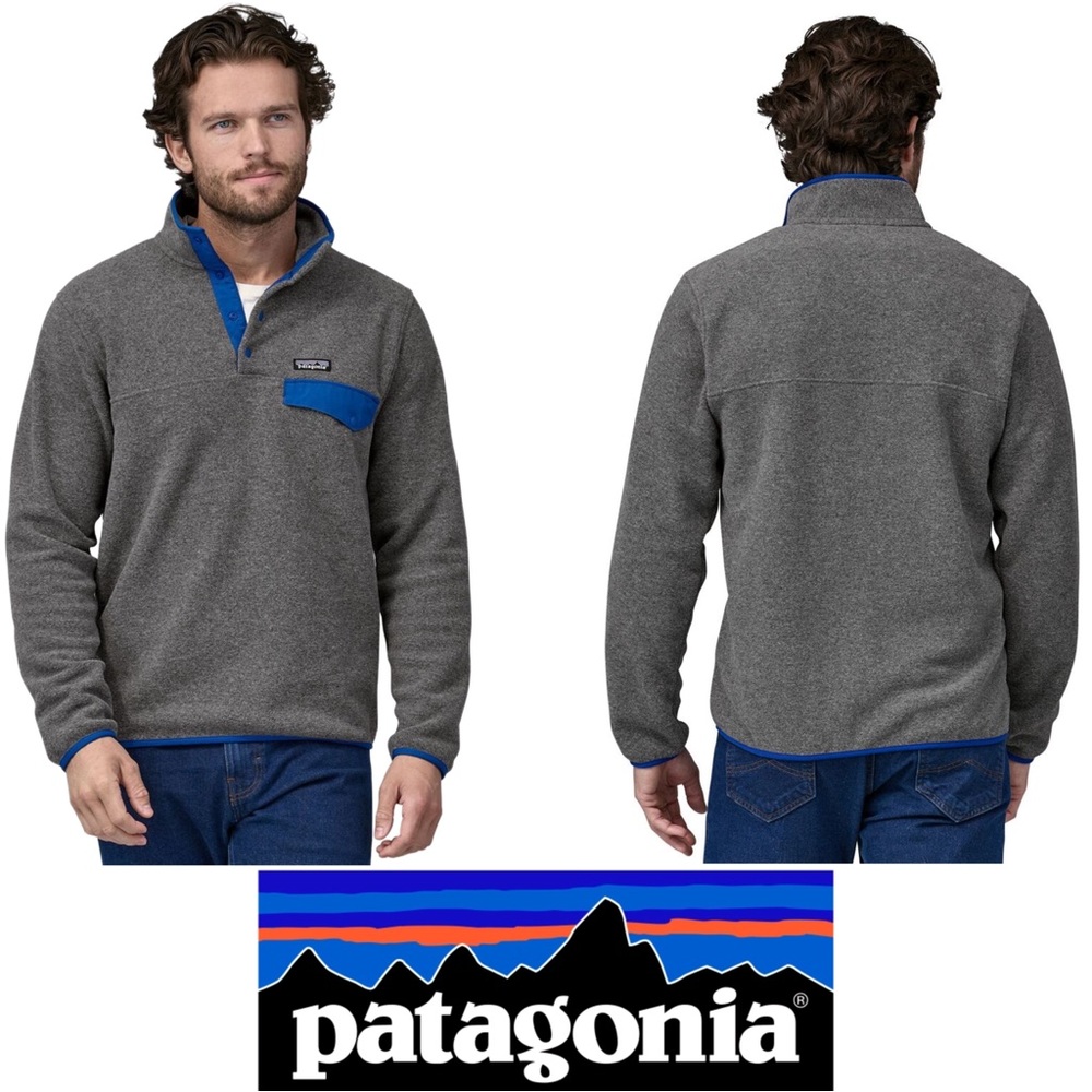 Patagonia Men's Lightweight Synchilla® Snap-T® Fleece Pullover Size XS